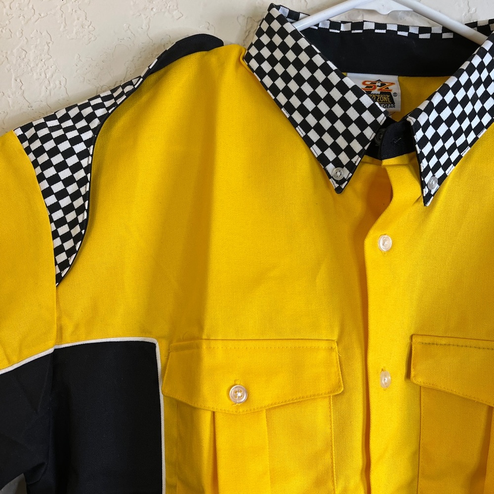 🏁Speed zone | Race button down - Picture 2 of 9